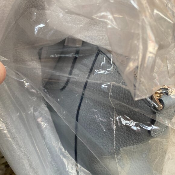 Kate Spade Parker Medium Satchel Bag NWT Pebbled Leather "Avalon Mist" - Picture 5 of 8